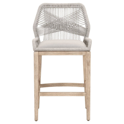 Woven Transitional Loom Barstool