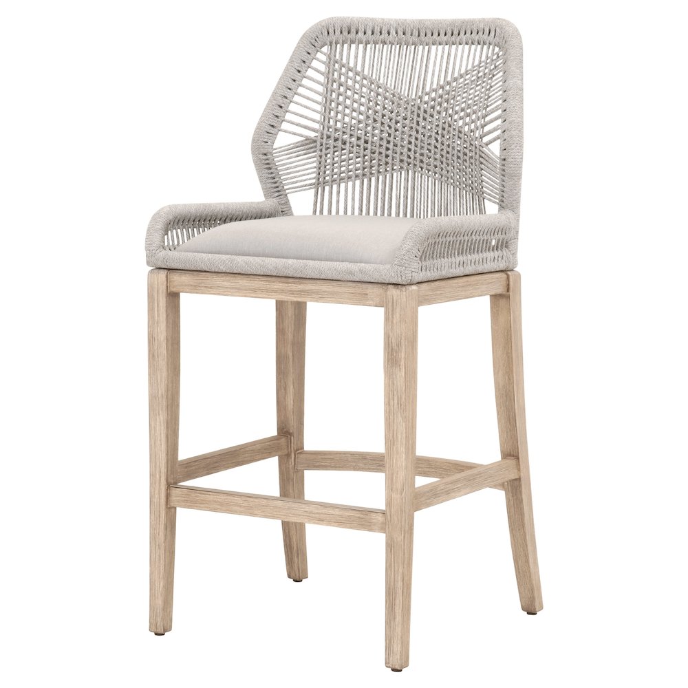 Woven Transitional Loom Barstool