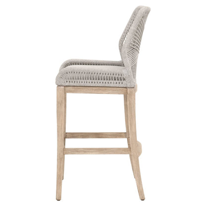 Woven Transitional Loom Barstool