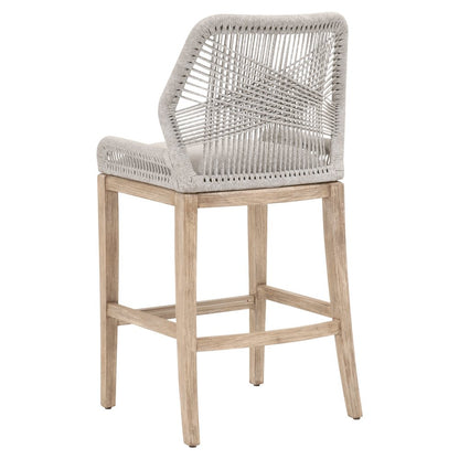 Woven Transitional Loom Barstool