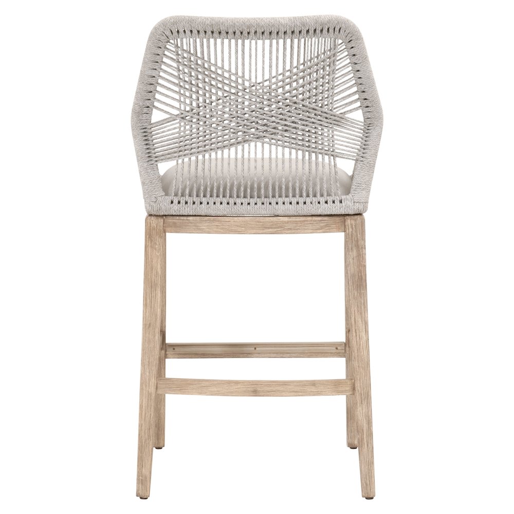 Woven Transitional Loom Barstool