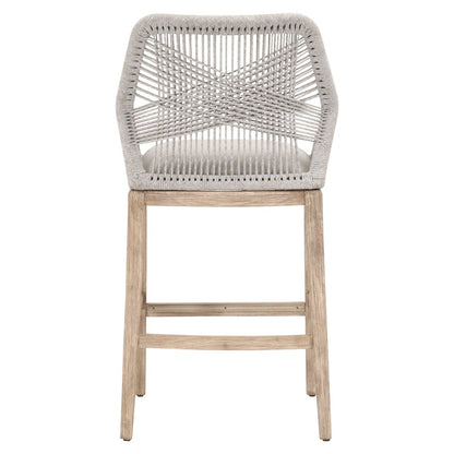 Woven Transitional Loom Barstool