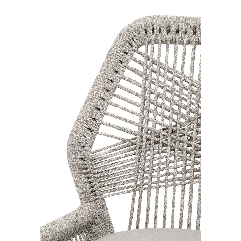 Woven Transitional Loom Barstool