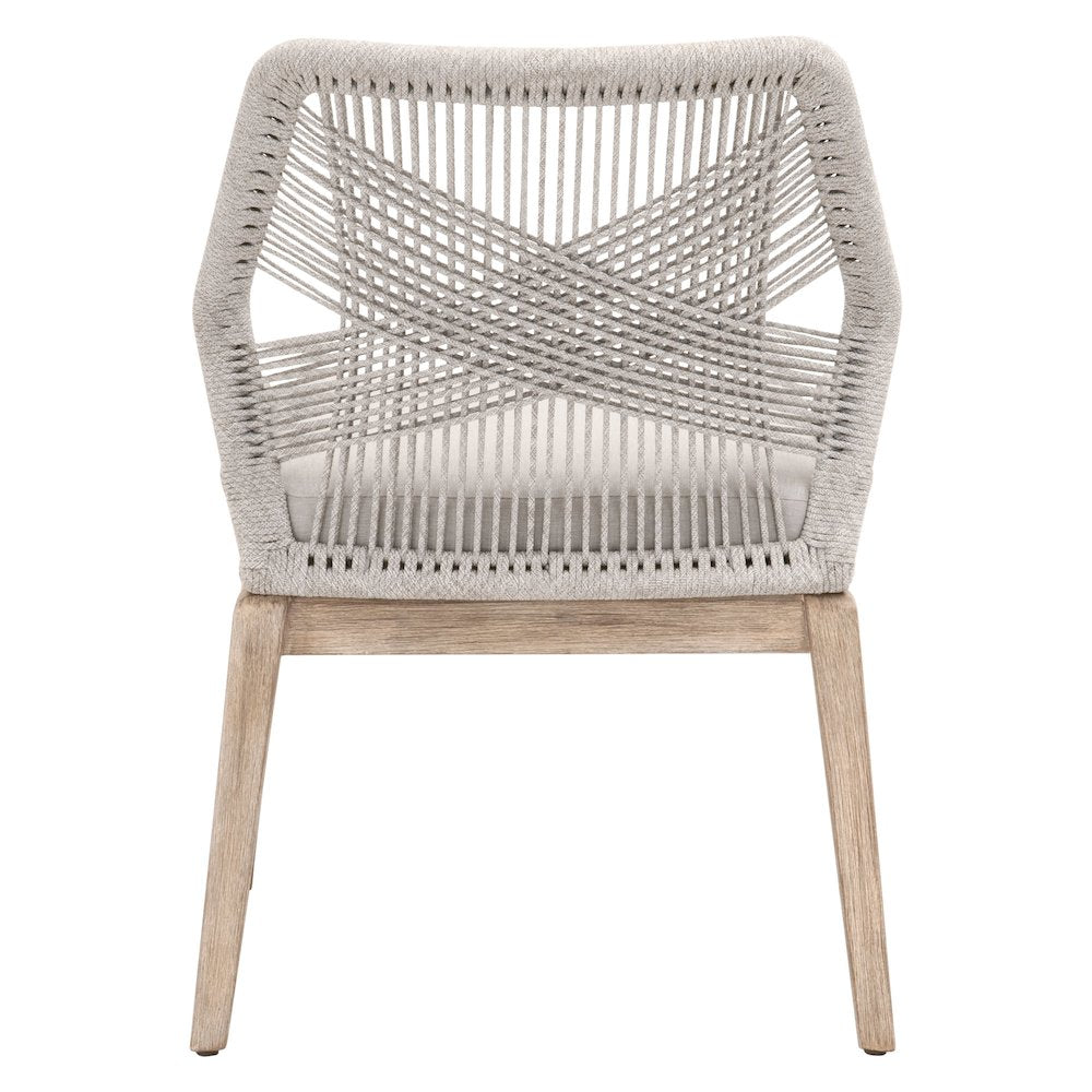 Woven Transitional Loom Dining Chair, Set of 2