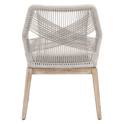 Woven Transitional Loom Dining Chair, Set of 2