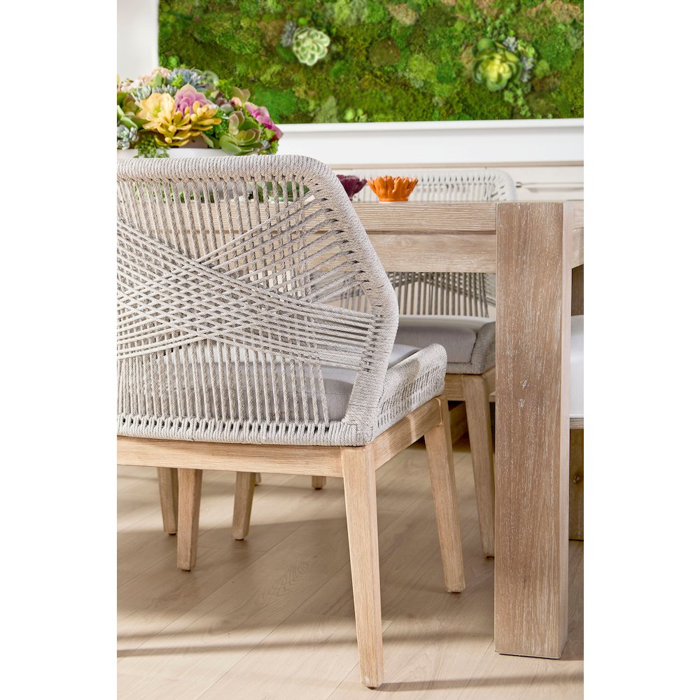 Woven Transitional Loom Dining Chair, Set of 2