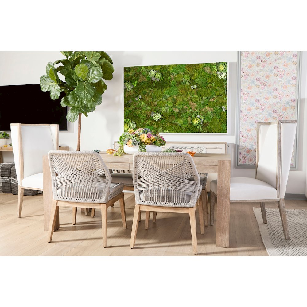 Woven Transitional Loom Dining Chair, Set of 2