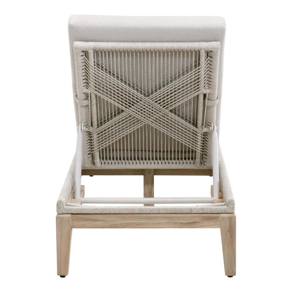 Transitional Loom Outdoor Chaise Lounge