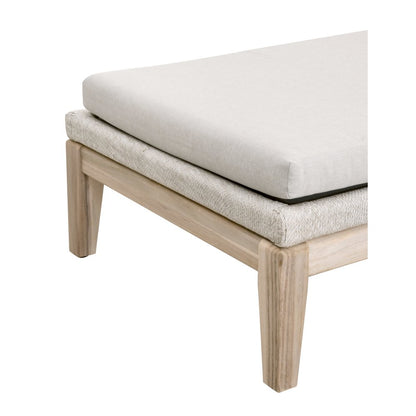 Transitional Loom Outdoor Chaise Lounge