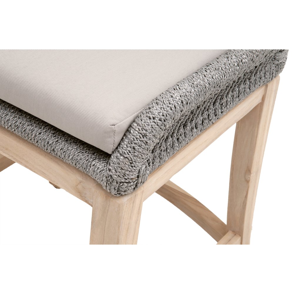 Woven - Outdoor  Transitional Loom Outdoor Counter Stool
