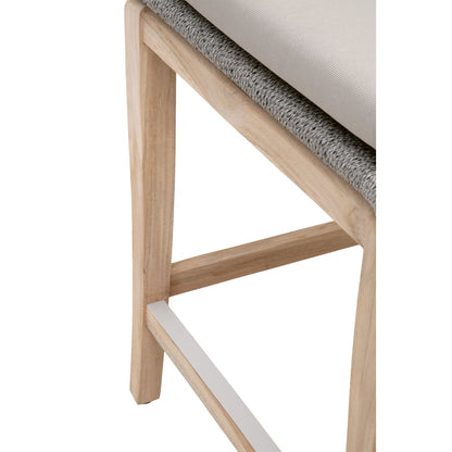Woven - Outdoor  Transitional Loom Outdoor Counter Stool