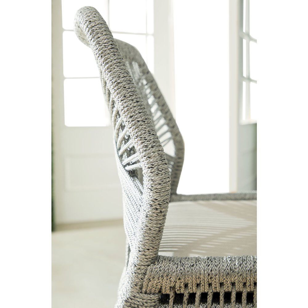 Woven - Outdoor  Transitional Loom Outdoor Counter Stool