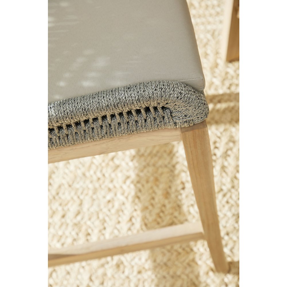 Woven - Outdoor  Transitional Loom Outdoor Counter Stool