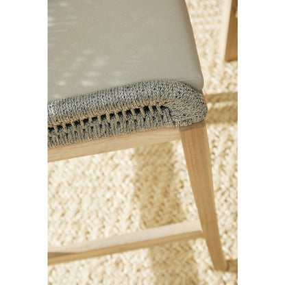 Woven - Outdoor  Transitional Loom Outdoor Counter Stool