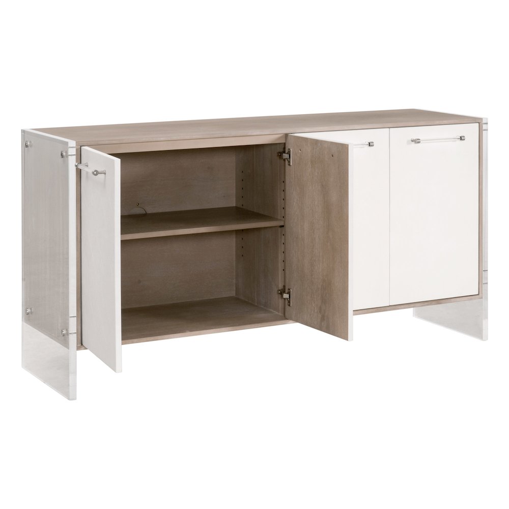 Traditions Transitional Lorin Shagreen Media Sideboard