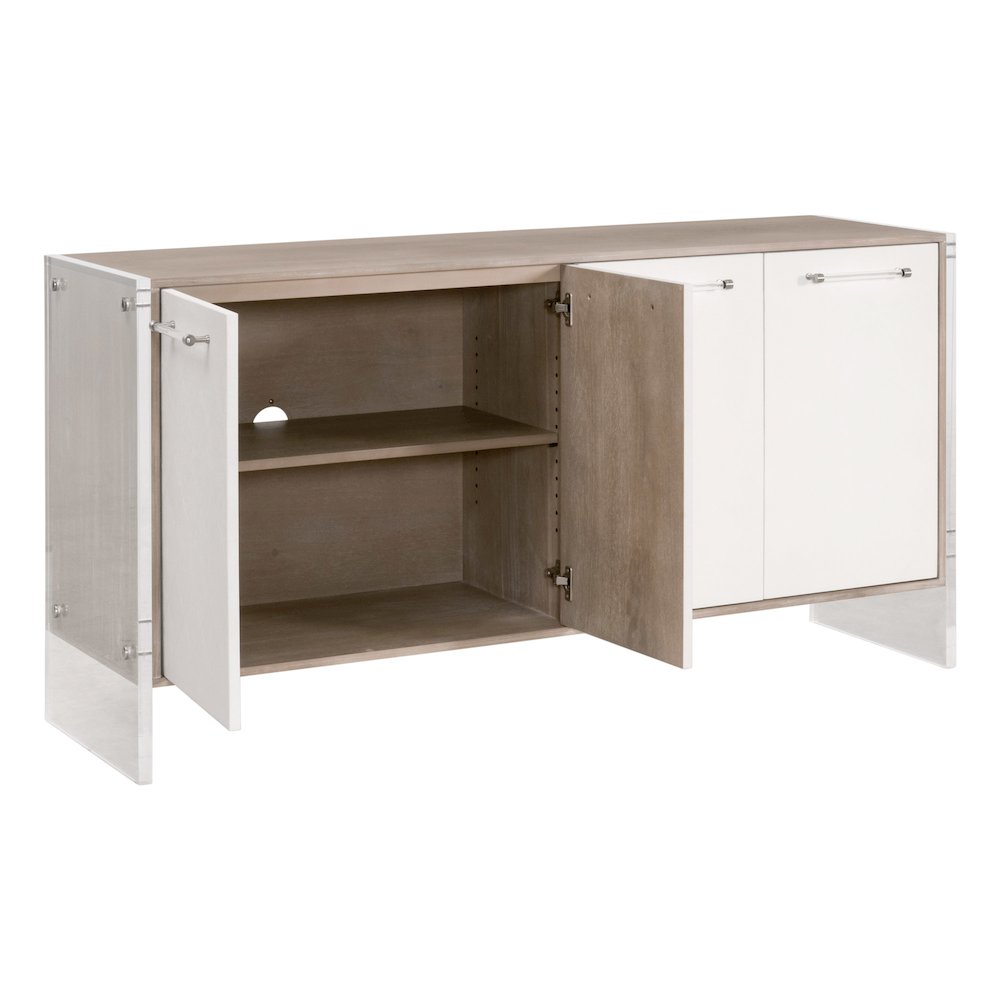 Traditions Transitional Lorin Shagreen Media Sideboard