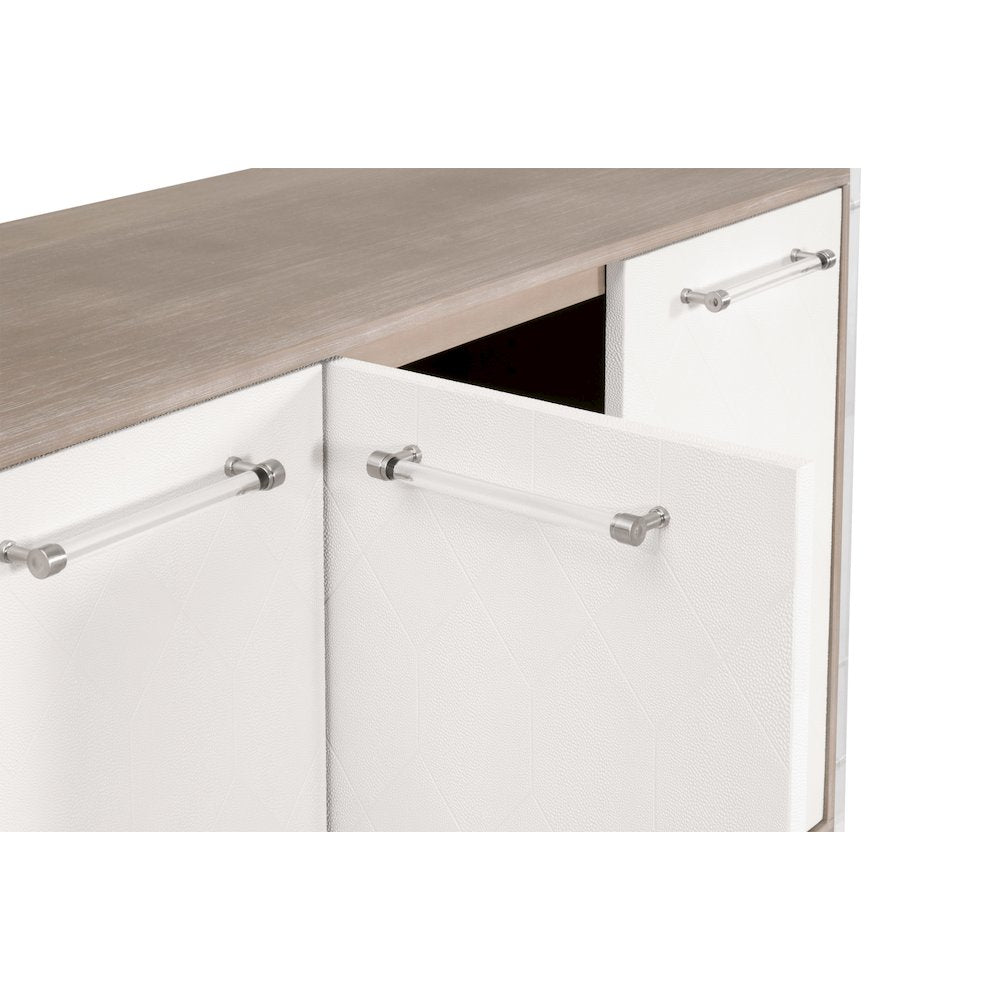 Traditions Transitional Lorin Shagreen Media Sideboard