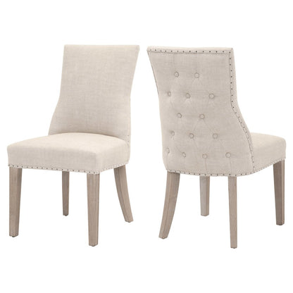 Essentials Transitional Lourdes Dining Chair, Set of 2