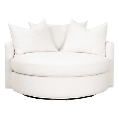 Stitch & Hand - Upholstery Transitional Lourne Grand Swivel Sofa Chair
