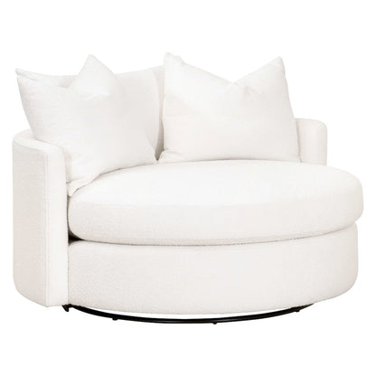 Stitch & Hand - Upholstery Transitional Lourne Grand Swivel Sofa Chair