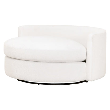 Stitch & Hand - Upholstery Transitional Lourne Grand Swivel Sofa Chair