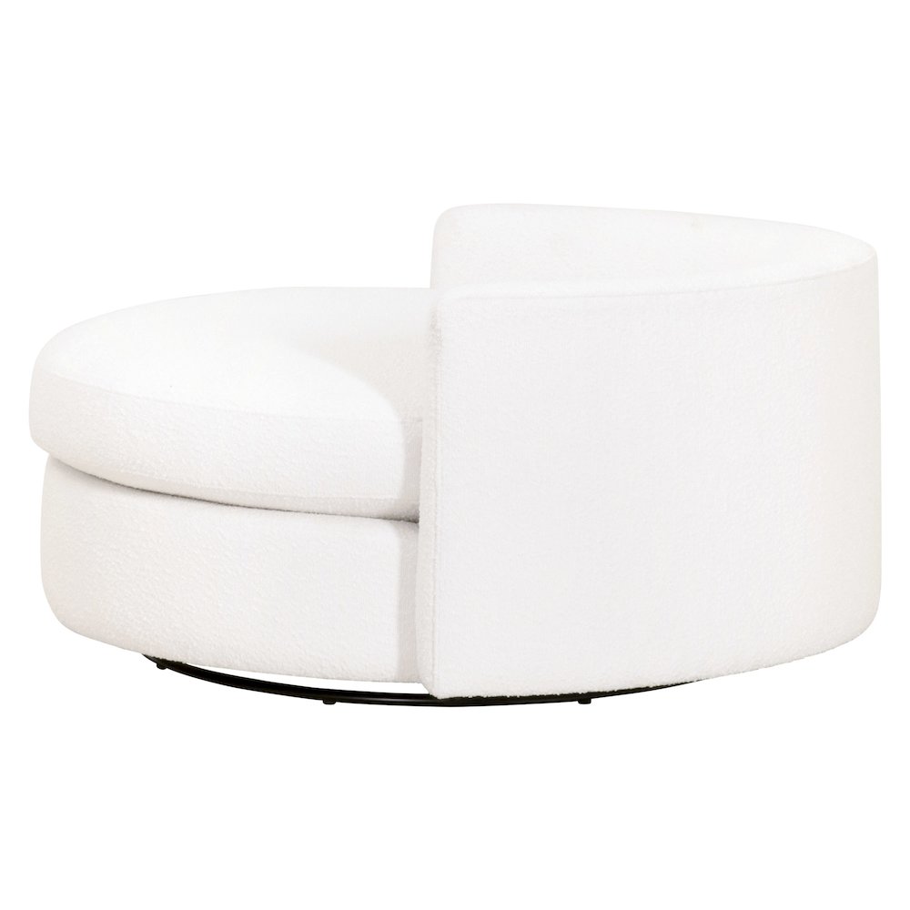 Stitch & Hand - Upholstery Transitional Lourne Grand Swivel Sofa Chair