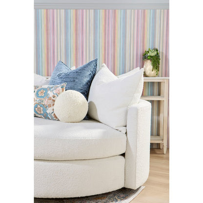 Stitch & Hand - Upholstery Transitional Lourne Grand Swivel Sofa Chair