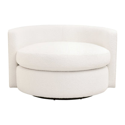 Stitch & Hand - Upholstery Transitional Lourne Petite Swivel Sofa Chair