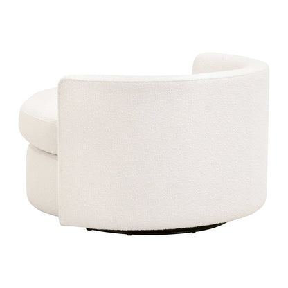 Stitch & Hand - Upholstery Transitional Lourne Petite Swivel Sofa Chair