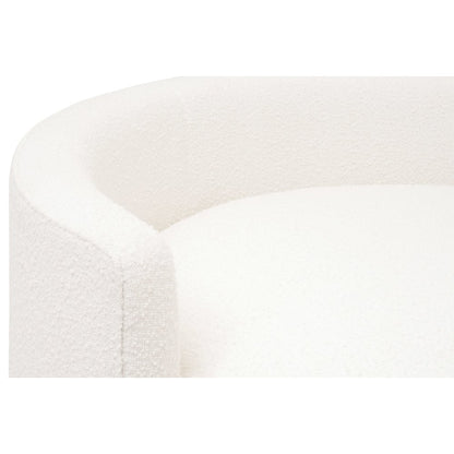 Stitch & Hand - Upholstery Transitional Lourne Petite Swivel Sofa Chair