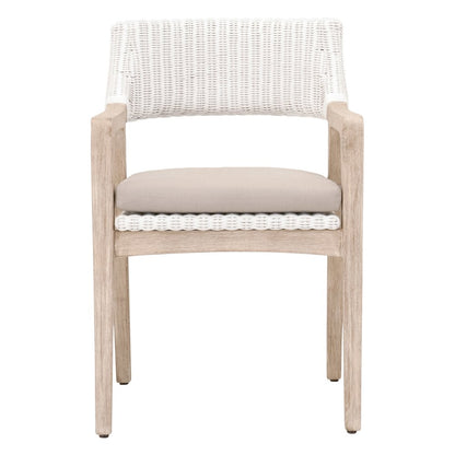 Woven Transitional Lucia Arm Chair