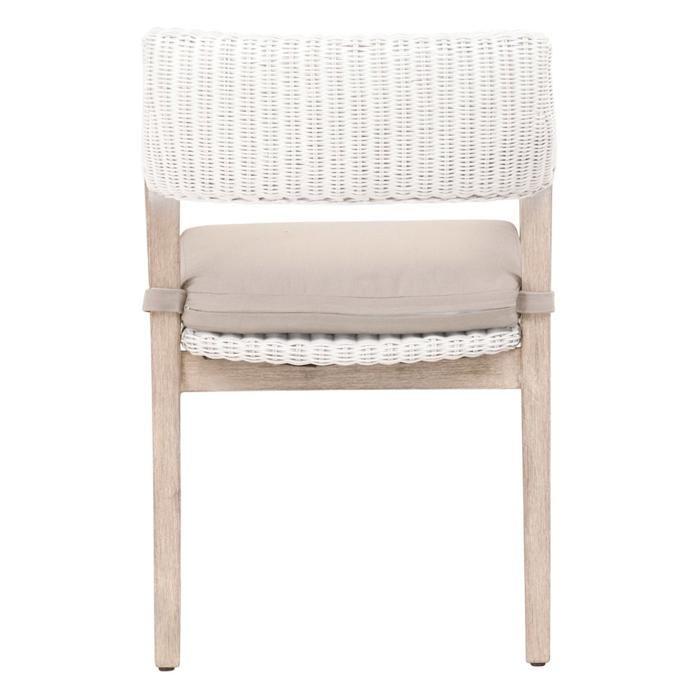 Woven Transitional Lucia Arm Chair
