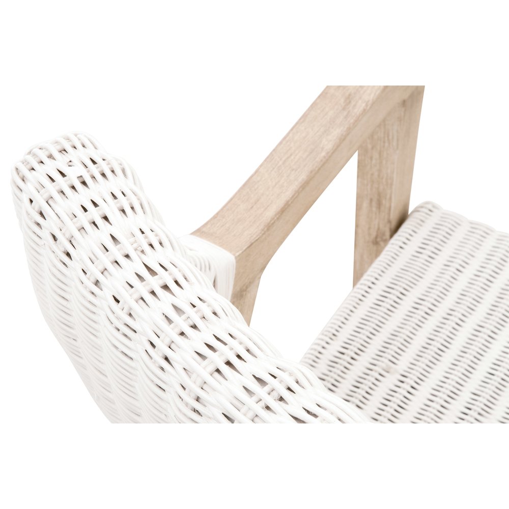 Woven Transitional Lucia Arm Chair