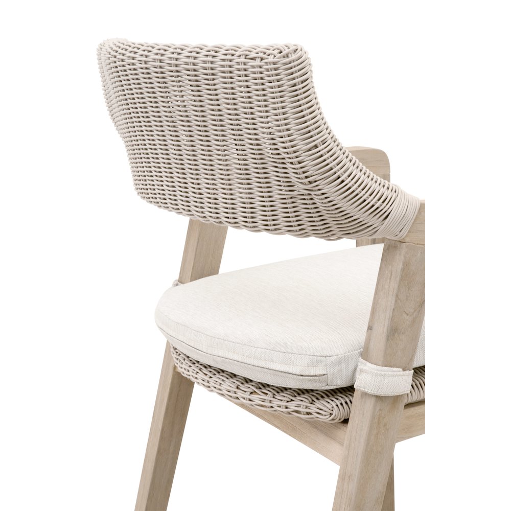 Woven - Outdoor  Transitional Lucia Outdoor Counter Stool