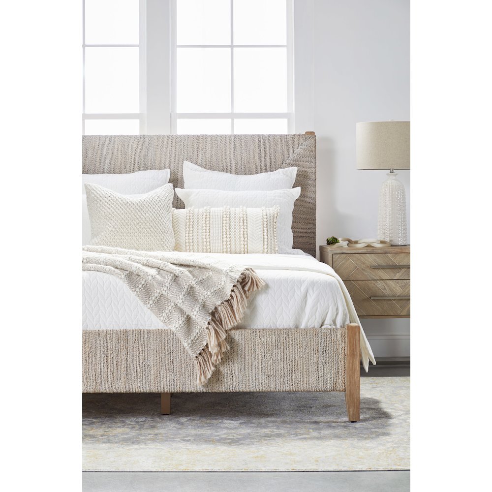 Woven Transitional Malay Queen Bed