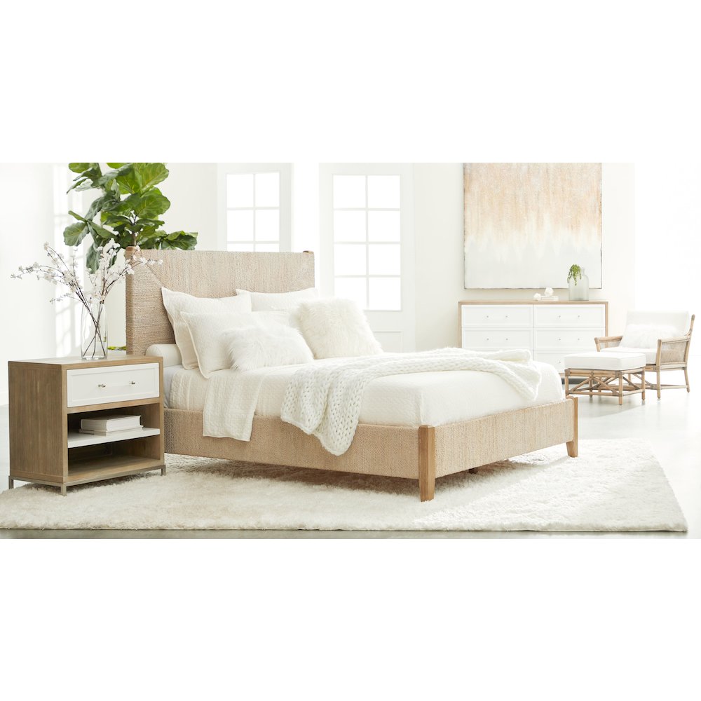 Woven Transitional Malay Queen Bed