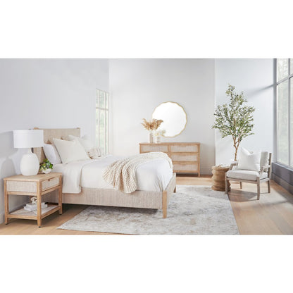 Woven Transitional Malay Queen Bed