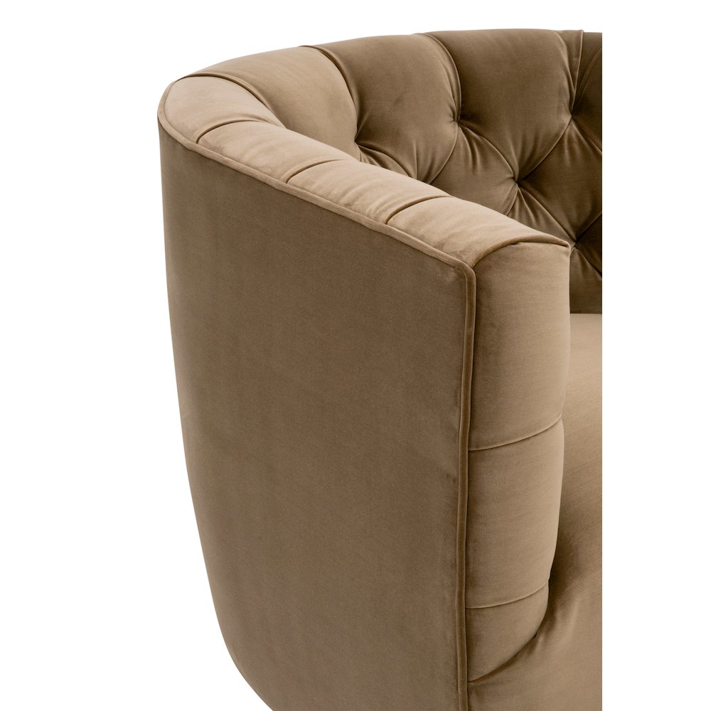 Essentials Transitional Marcel Swivel Club Chair