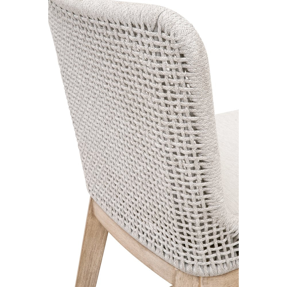 Woven Transitional Mesh Counter Stool