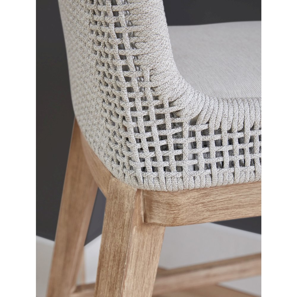 Woven Transitional Mesh Counter Stool