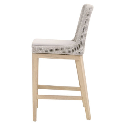 Woven - Outdoor  Transitional Mesh Outdoor Counter Stool