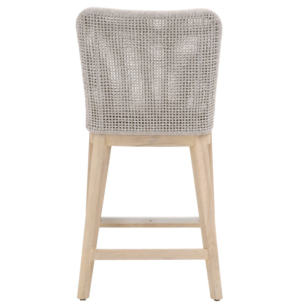 Woven - Outdoor  Transitional Mesh Outdoor Counter Stool