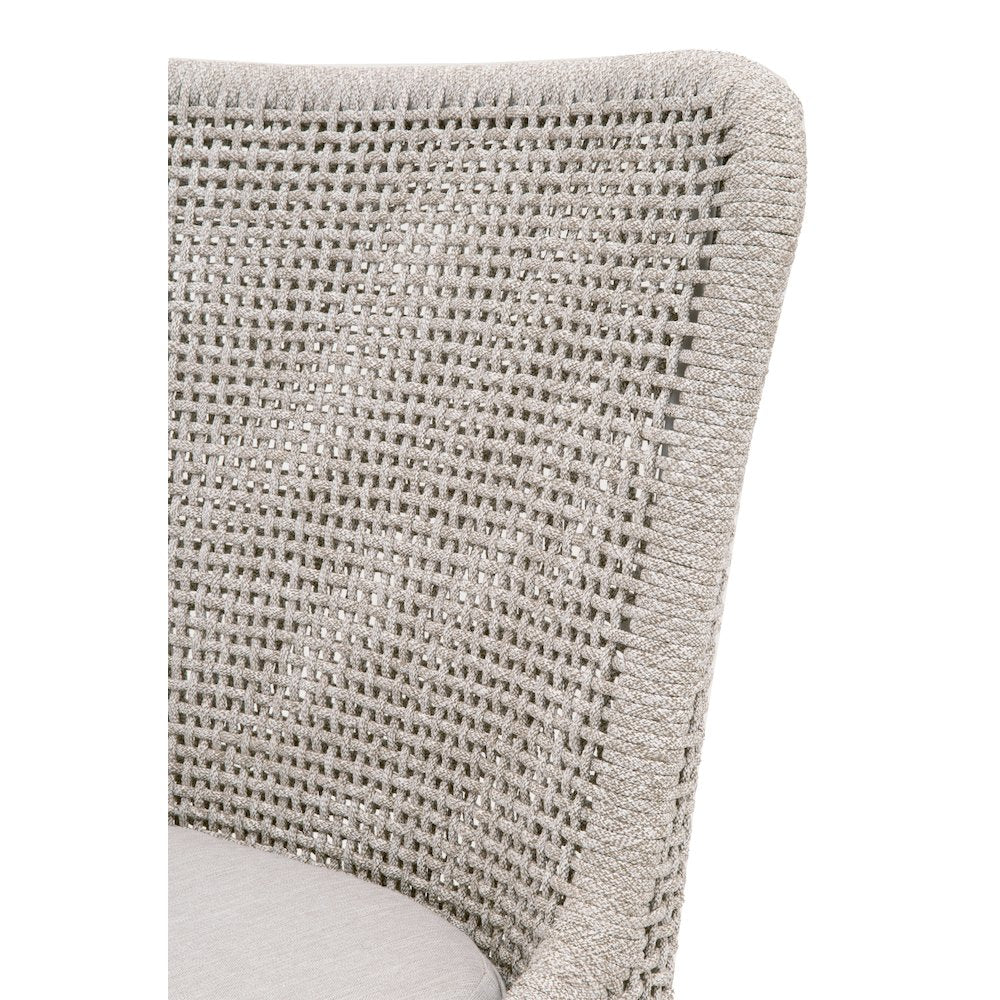 Woven - Outdoor  Transitional Mesh Outdoor Counter Stool