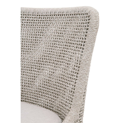 Woven - Outdoor  Transitional Mesh Outdoor Counter Stool