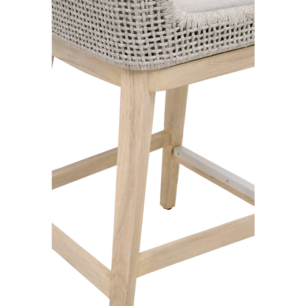 Woven - Outdoor  Transitional Mesh Outdoor Counter Stool