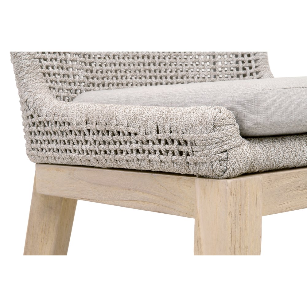 Woven - Outdoor  Transitional Mesh Outdoor Counter Stool
