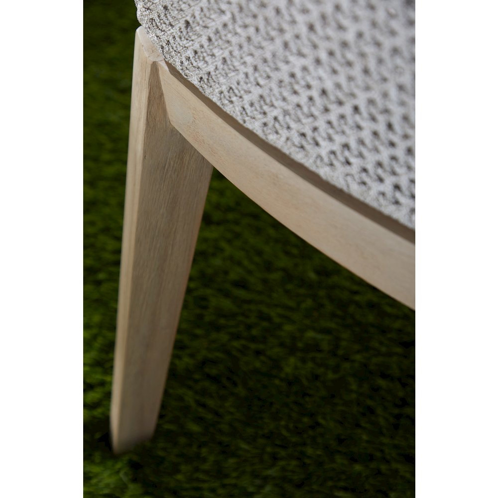 Woven - Outdoor  Transitional Mesh Outdoor Dining Chair, Set of 2