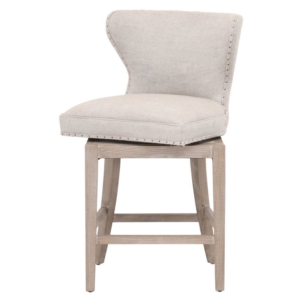 Essentials Transitional Milton Swivel Counter Stool