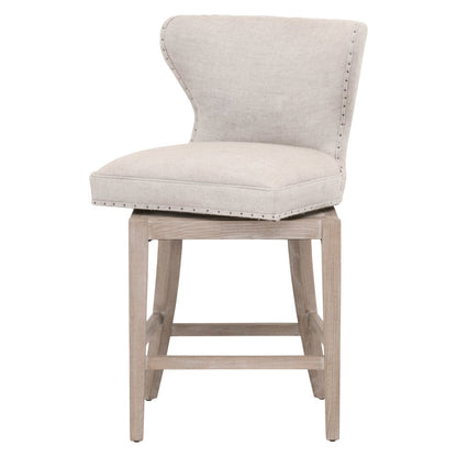Essentials Transitional Milton Swivel Counter Stool