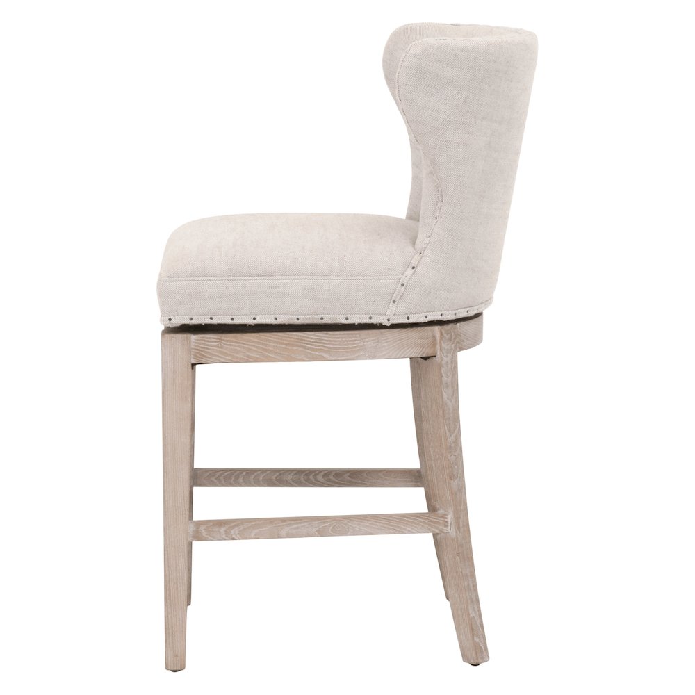 Essentials Transitional Milton Swivel Counter Stool